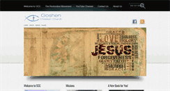 Desktop Screenshot of goshenchristianchurch.org