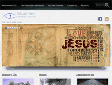Tablet Screenshot of goshenchristianchurch.org